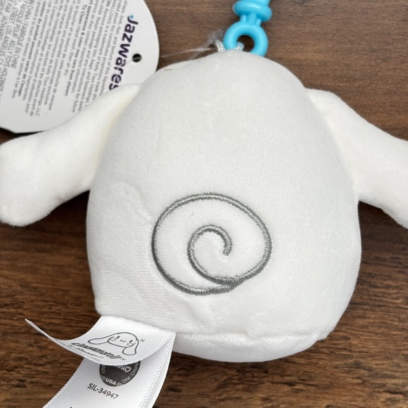 NWT SQUISHMALLOWS Sanrio Hello Kitty Plush CINNAMOROLL Clip On Key Chain Bag NEW - Picture 4 of 12